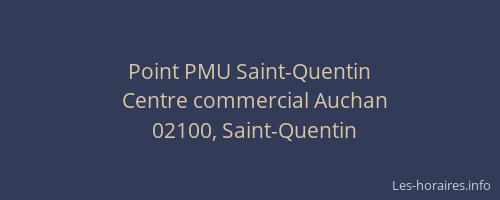 Point PMU Saint-Quentin