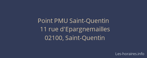 Point PMU Saint-Quentin