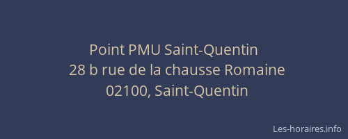 Point PMU Saint-Quentin