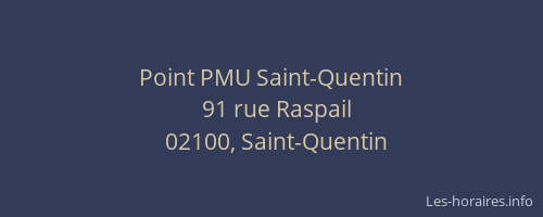 Point PMU Saint-Quentin