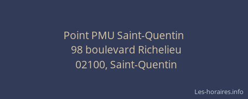Point PMU Saint-Quentin