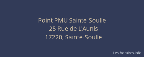 Point PMU Sainte-Soulle