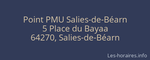 Point PMU Salies-de-Béarn