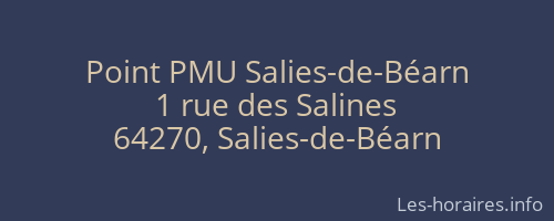 Point PMU Salies-de-Béarn