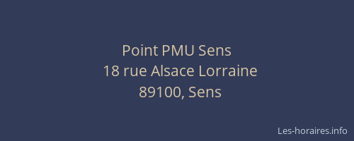 Point PMU Sens