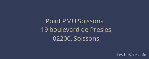 Point PMU Soissons