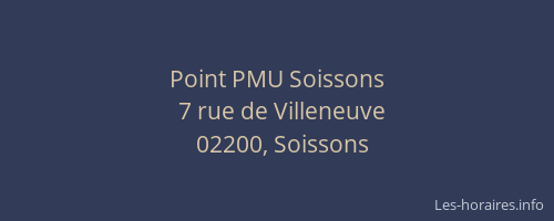 Point PMU Soissons