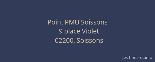 Point PMU Soissons