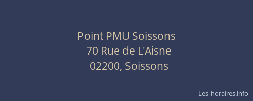 Point PMU Soissons