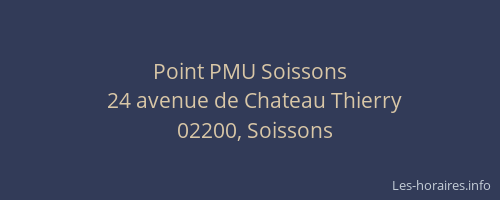 Point PMU Soissons
