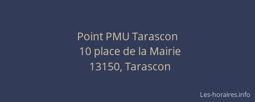 Point PMU Tarascon