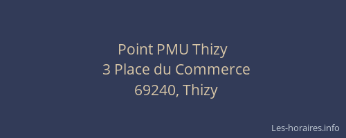 Point PMU Thizy