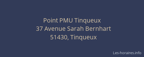 Point PMU Tinqueux