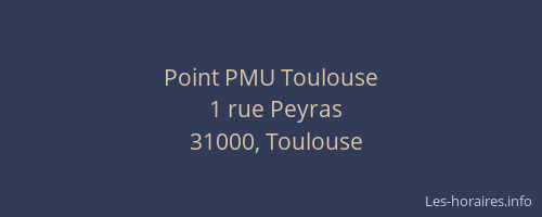 Point PMU Toulouse
