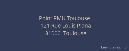Point PMU Toulouse