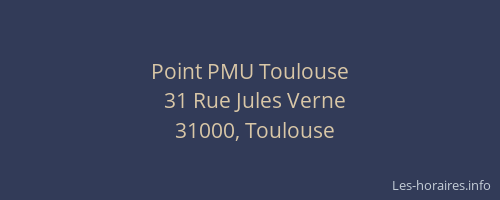 Point PMU Toulouse