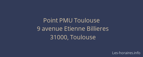 Point PMU Toulouse