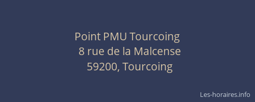 Point PMU Tourcoing