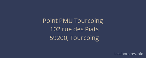 Point PMU Tourcoing