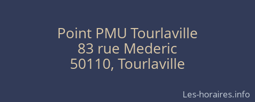 Point PMU Tourlaville