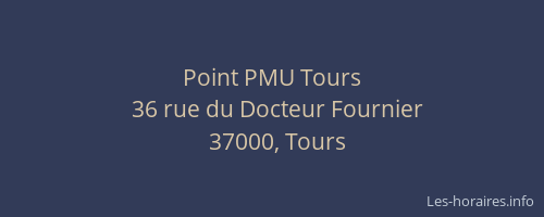 Point PMU Tours