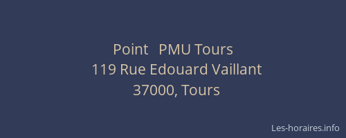 Point   PMU Tours