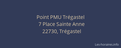 Point PMU Tr&eacute;gastel