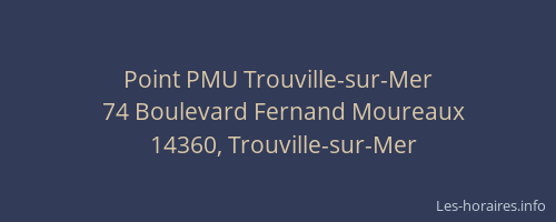 Point PMU Trouville-sur-Mer