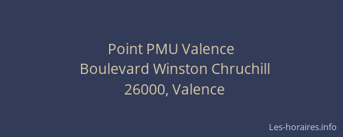 Point PMU Valence