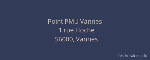 Point PMU Vannes