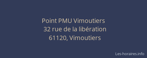 Point PMU Vimoutiers