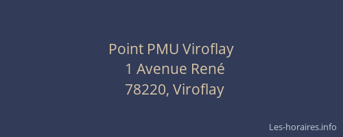 Point PMU Viroflay