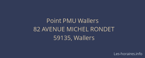 Point PMU Wallers
