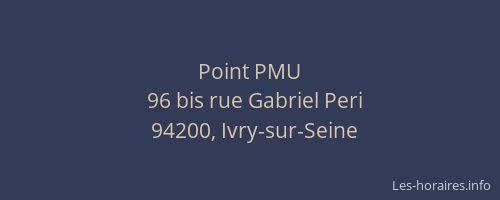 Point PMU