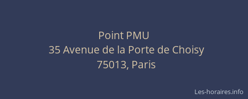 Point PMU