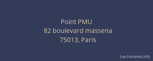 Point PMU