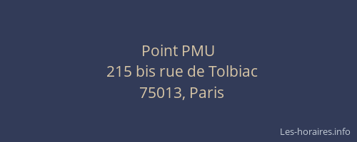Point PMU