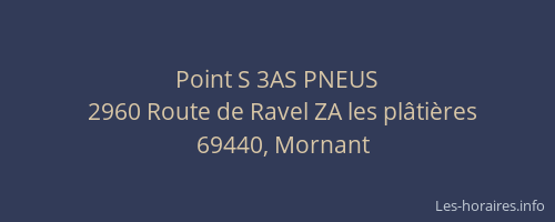 Point S 3AS PNEUS