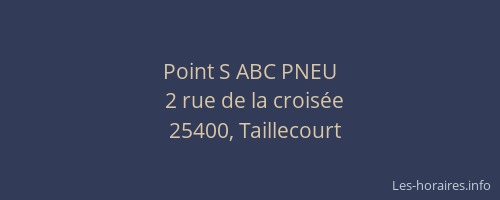Point S ABC PNEU
