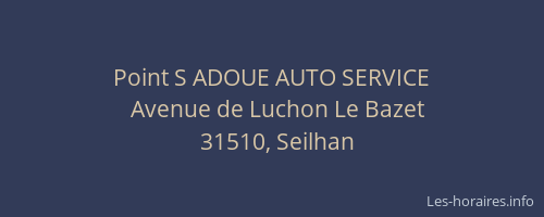 Point S ADOUE AUTO SERVICE