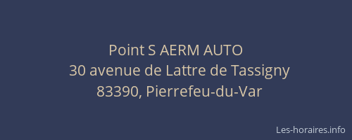 Point S AERM AUTO