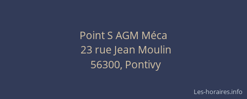 Point S AGM Méca