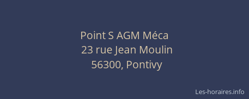 Point S AGM M&eacute;ca
