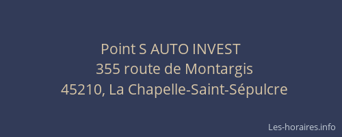 Point S AUTO INVEST