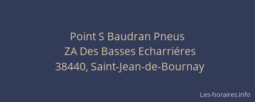 Point S Baudran Pneus
