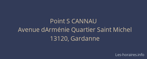 Point S CANNAU