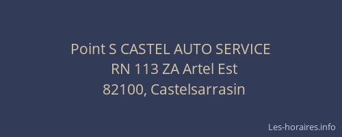 Point S CASTEL AUTO SERVICE