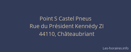 Point S Castel Pneus
