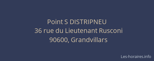 Point S DISTRIPNEU