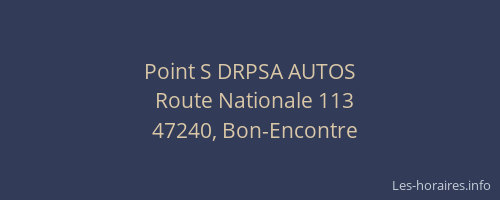 Point S DRPSA AUTOS
